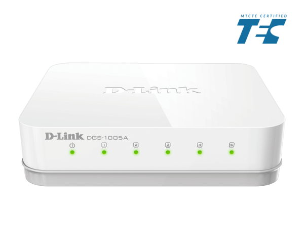 DLINK 5-Port Gigabit Unmanaged Desktop Switch DGS-1005A